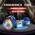 Tcdjtc Self Balancing Scooter for Kids and Adults, Hoverboard for Adults & Kids, All Terrain Hoverboard with 2 LED Wheels, Off Road Hoverboard with 7 Mph Max Speed, Electric Hoverboard