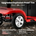 Arshin Mobility Scooter,4 Wheel Mobility Scooter for Adults,Senior, Electric Powered Chargeable Device for Travel,Red