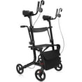 Tcdjtc Walkers for Seniors, Rollator Walker with Seat, Rolling Walker with 350 lb. Weight Capacity, Adult Walker with 4 Wheels, Lightweight Walkers for Seniors, Adjustable Handles Height