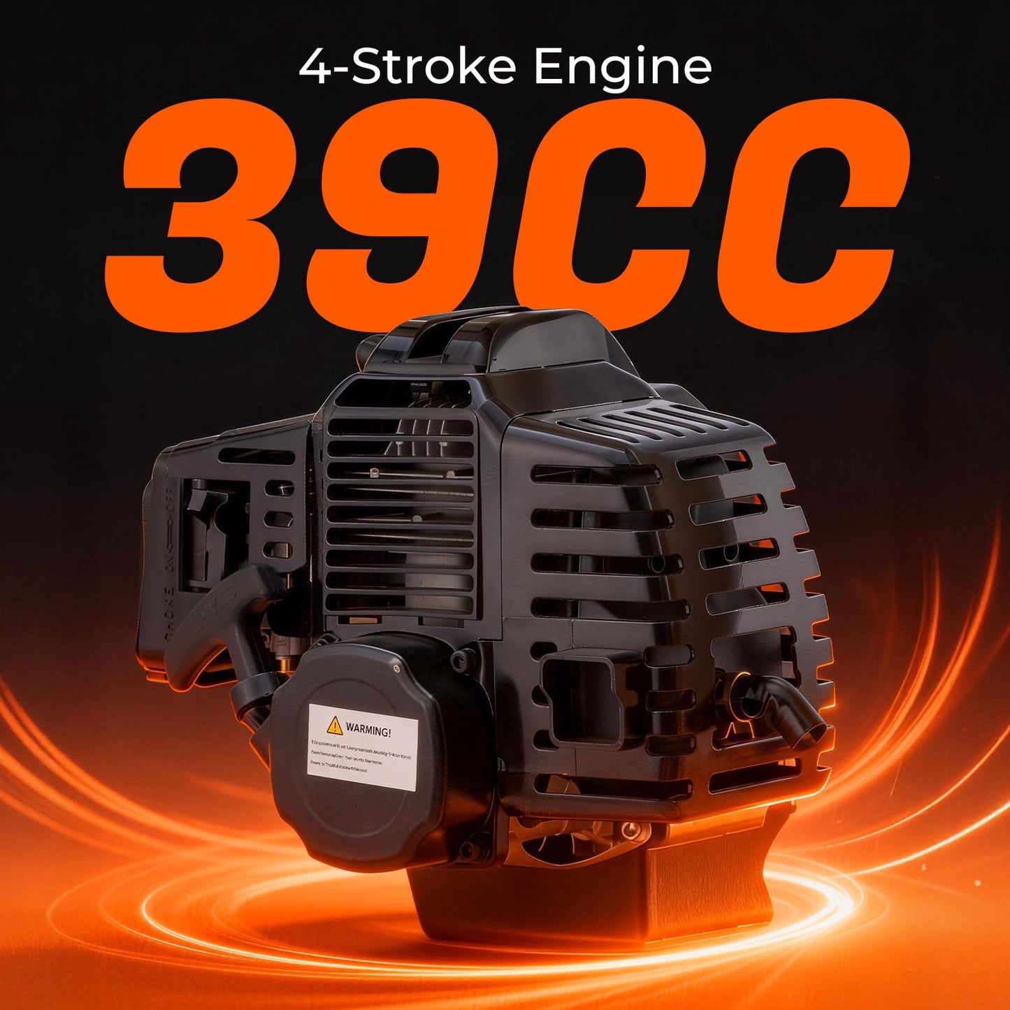 QEASET 39cc Gas Mini Bike,4-Stroke, Off-Road Ride-On Motorcycle, Top Speed 18 mph, 165 lb Capacity, Black