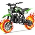 49cc Dirt Bike for Kids, Tcdjtc Gas Dirt Bike with 27 Miles Max Range, Kids Dirt Bike with 18 MPH Max Speed, Gas Powered Dirt Bike with 132 LBS Capacity, Mini Motorcycles for Kids, Gas Mini Bike
