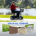 Arshin Mobility Scooter,4 Wheel Mobility Scooter for Adults,Senior, Electric Powered Chargeable Device for Travel,Blue
