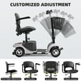 4 Wheels Mobility Scooter for Seniors, Tcdjtc Motorized Scooter for Adult, Folding Mobility Scooter with 300lbs Capacity, mobile scooters for elderly, All Terrain Mobility Scooter with 15 Miles Range