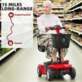 4 Wheels Mobility Scooter for Seniors, Tcdjtc Motorized Scooter for Adult, Folding Mobility Scooter with 300lbs Capacity, mobile scooters for elderly, All Terrain Mobility Scooter with 15 Miles Range