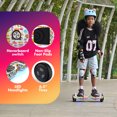 Tcdjtc Hoverboard with Bluetooth and Led Lights, Balance Board for Kids, Kids Outdoor Toys with 9 Mph Max Speed, All Terrain Hoverboard with UL 2272 Safety Standard