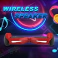 Hover Off Road Board Electric Scooter with LED Lights & 400W Motor, Kids Scooter with 9MPH Max Speed, Electric Scooter with Bluetooth Speakers, Tcdjtc Self-Balance Scooter for Kids