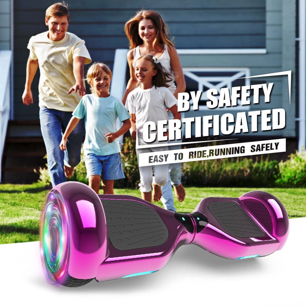 MOSTA All Terrain Self-Balance Scoote ,Electric Scooter Board for Kids & Adults with Bluetooth and Led Lights,6.5 inch,165 lbs capacity Perfect Gift