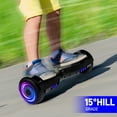 Tcdjtc Hover Board with Dual Motor, Balance Board with Bluetooth Speakers and LED Lights