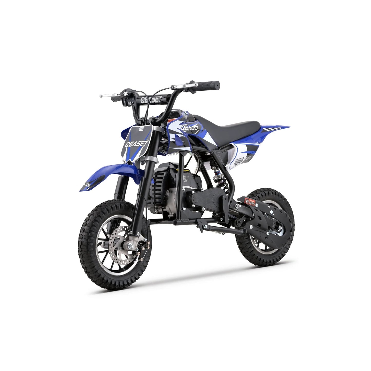 QEASET 40 CC 4-Stroke Dirt Bike, Gas Powered Mini Bike, Blue