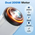 Tcdjtc Self-Balance Scooter for Kids, Electric Scooter with Bluetooth Speakers, Hover Off Road Board Electric Scooter with LED Lights & 400W Motor, Kids Scooter with 9MPH Max Speed