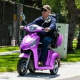 Tcdjtc Mobility Scooters for Seniors, Motorized Scooter for Adults with 3 Wheels, Off Road Disability Scooter with 25-31 Miles Long Range, Electric Mobility Scooter with 800W Motor, 500 lb Capacity