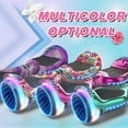 Tcdjtc Self-Balance Scooter for Kids, Kids Scooter with 9MPH Max Speed, Electric Scooter with Bluetooth Speakers, Hover Off Road Board Electric Scooter with LED Lights & 400W Motor