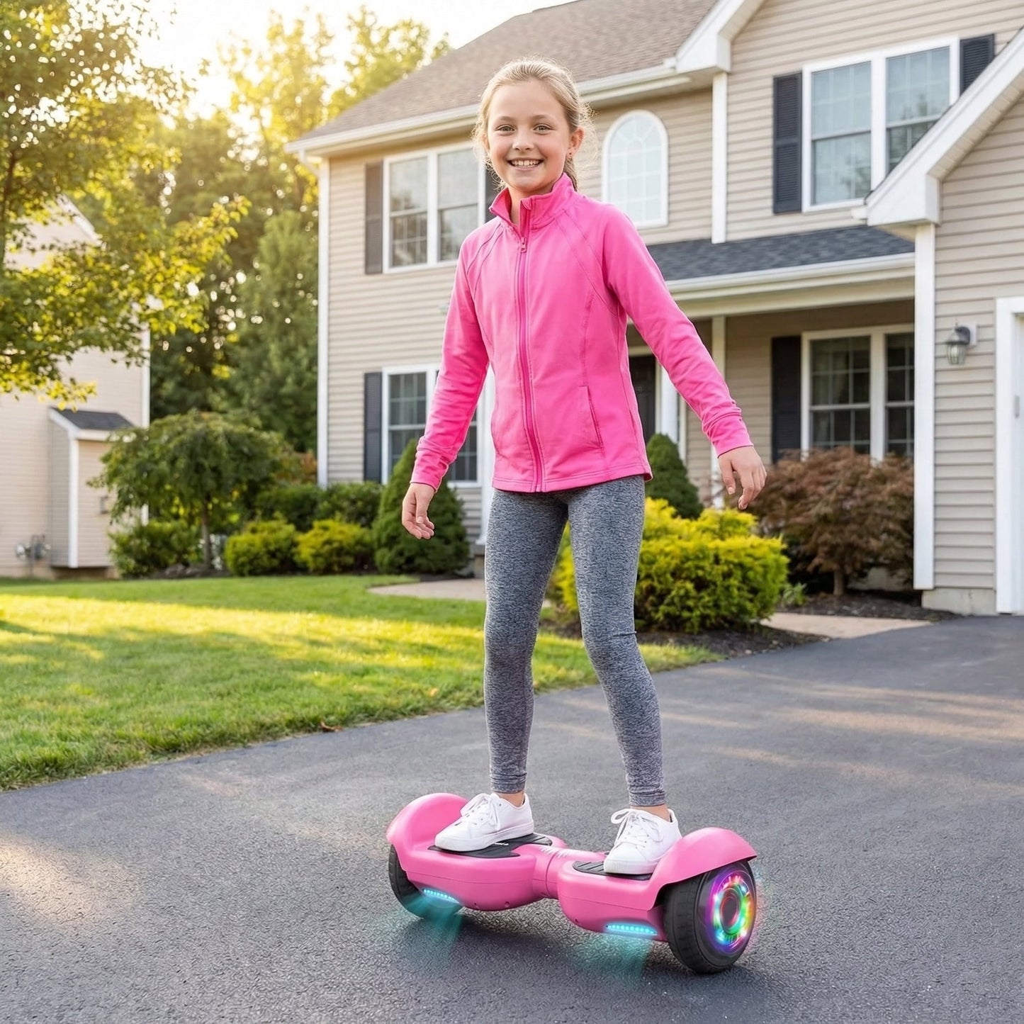 Mosta Electric Hoverboard with New Version Bluetooth Hover Board, Chrome and Design Color Self-Balance Electric Scooter