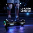 Electric Scooter with Bluetooth Speakers, Tcdjtc Self-Balance Scooter for Kids, Hover Off Road Board Electric Scooter with LED Lights & 400W Motor, Kids Scooter with 9MPH Max Speed