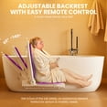 Arshin Electric Lift with 360°Swivel,Remote Control Patient Lift Transfer Chair,Floor Lift for Elderly Fallen,Shower Bath Chair,308 lbs Capacity,24 lbs Net Weight,IPX8 Waterproof(Purple)