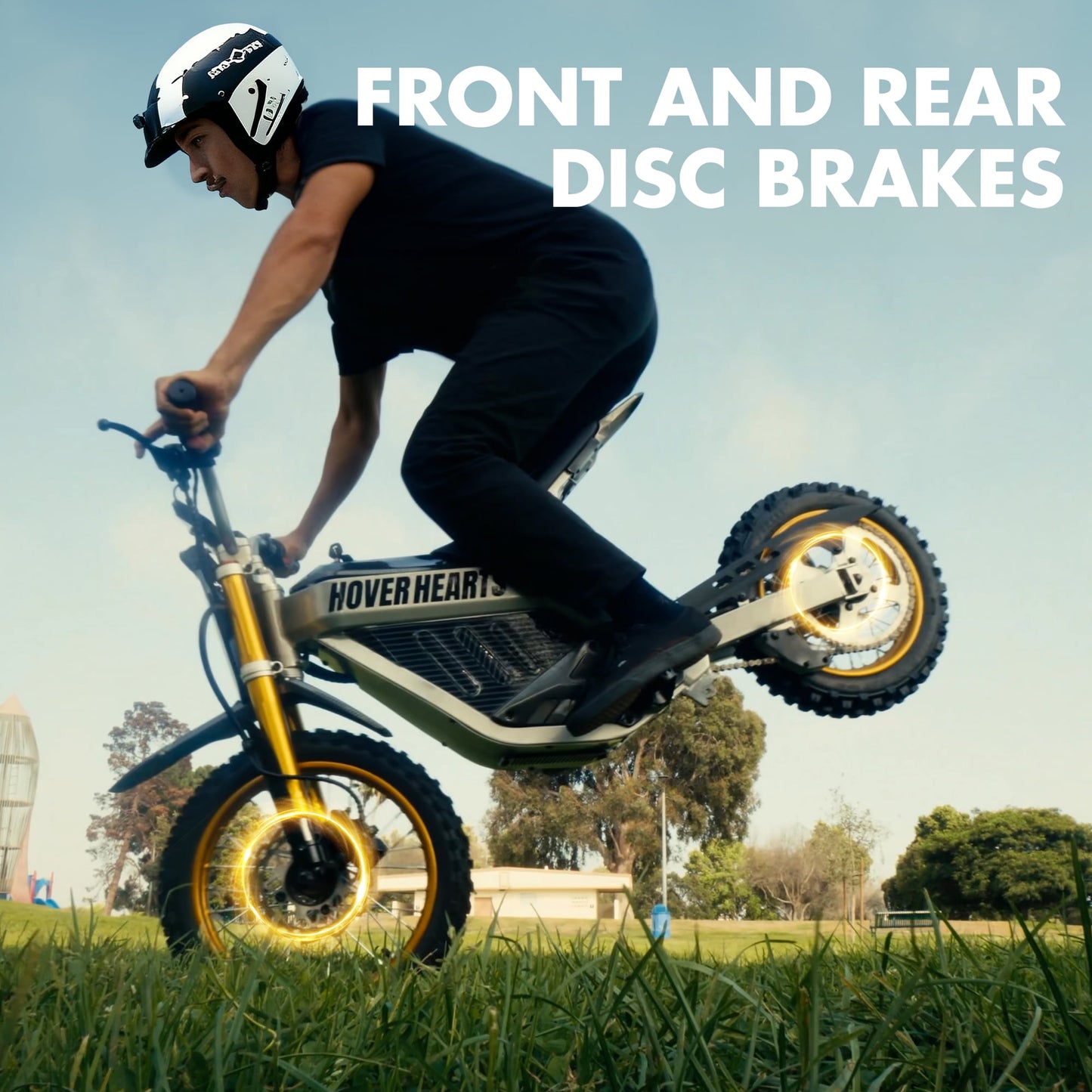 HOVERHEART 48V 3000W(Peak Power)Electric Dirt Bike for Adults - 42Mph Max Speed,Off-Road Motorcycle with Safe LFP Battery and Dual Hydraulic Disc Brakes