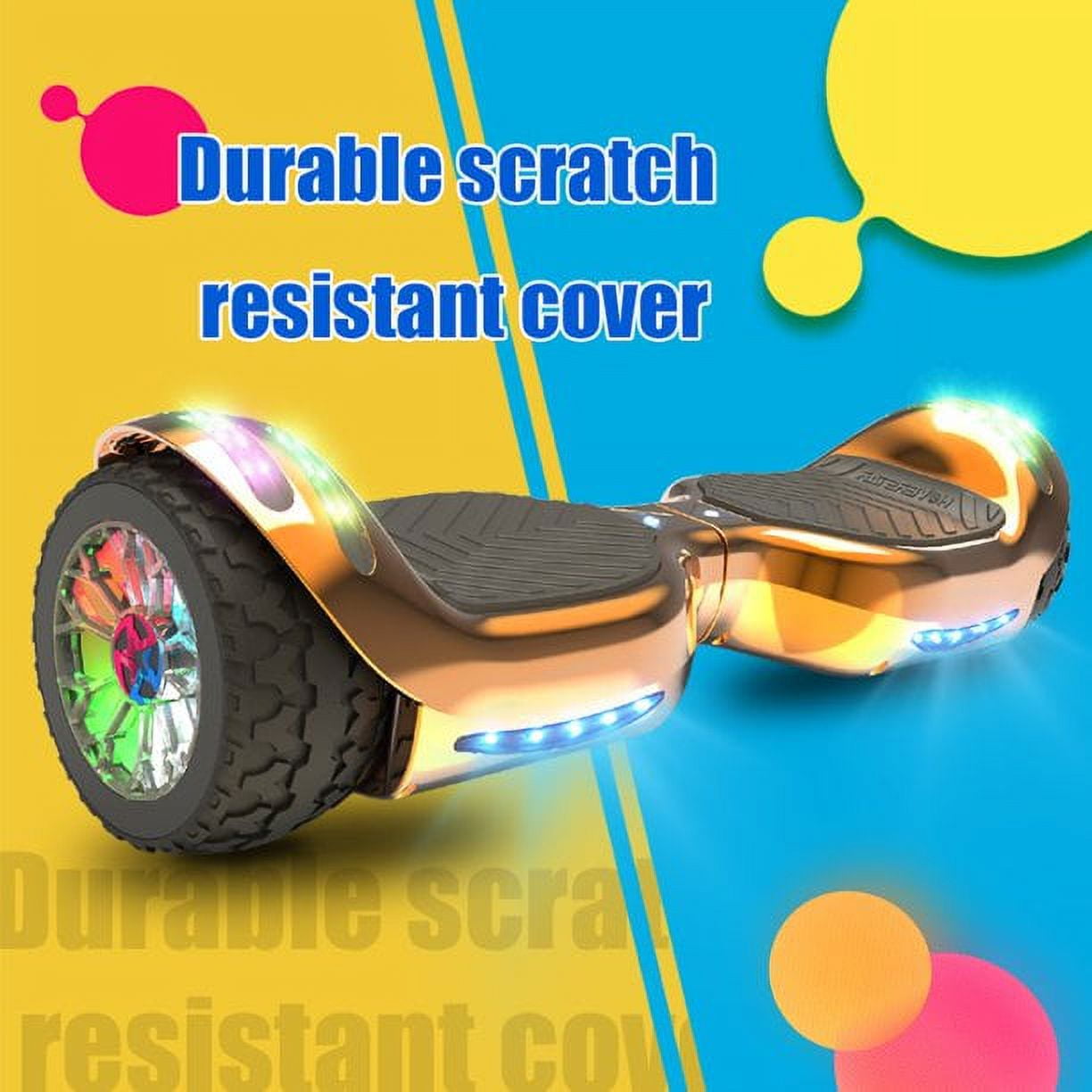 Hoverstar hover board Bluetooth Two-Wheel Self Balancing Electric Scooter 6.5 In. UL 2272 Certified with Bluetooth Speaker and LED Light
