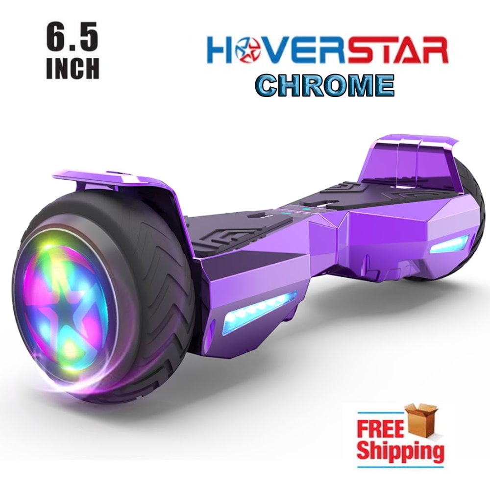 Hoverstar hover board Bluetooth Two-Wheel Self Balancing Electric Scooter 6.5 In. UL 2272 Certified with Bluetooth Speaker and LED Light