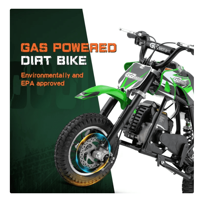 Aoemoe DB1 Gasoline 50CC Dirt Bike, GREEN