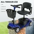 4 Wheels Mobility Scooter for Seniors, Tcdjtc Motorized Scooter for Adult, Folding Mobility Scooter with 300lbs Capacity, mobile scooters for elderly, All Terrain Mobility Scooter with 15 Miles Range