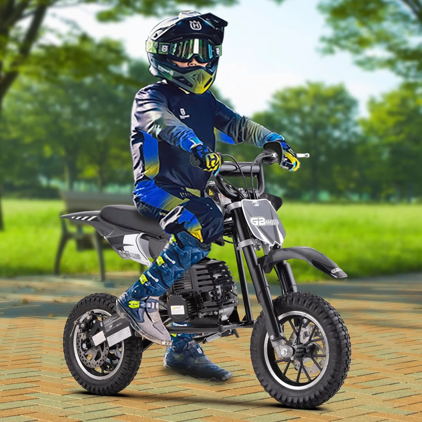 Aoemoe DB1 Gasoline 50CC Dirt Bike, BLACK