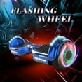 Tcdjtc Self Balancing Scooter for Kids and Adults, Hoverboard for Adults & Kids, All Terrain Hoverboard with 2 LED Wheels, Off Road Hoverboard with 7 Mph Max Speed, Electric Hoverboard