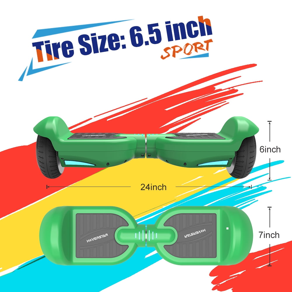 Hoverstar Bluetooth Hover board 6.5 In., Certified Two-Wheel Self Balancing Electric Scooter with LED Light