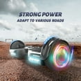 Tcdjtc Hoverboard with Bluetooth and Led Lights, Balance Board for Kids, Kids Outdoor Toys with 9 Mph Max Speed, All Terrain Hoverboard with UL 2272 Safety Standard