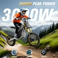 Tcdjc Electric Dirt Bike for Teens Adults, 3000W Electric Bike for Adults, Electric Motorcycle for Adults, 50 Miles Max Range, E Bikes for Adults Electric, Adult Dirt Bike with 37 MPH Max Speed