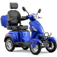 Tcdjtc 4 Wheel Mobility Scooters for Seniors, Adult Scooter with 800W Motor, Motorized Scooter for Adults, Heavy Duty Electric Scooter with 500 lb Capacity, 31 Miles Long Range, Instructions Included