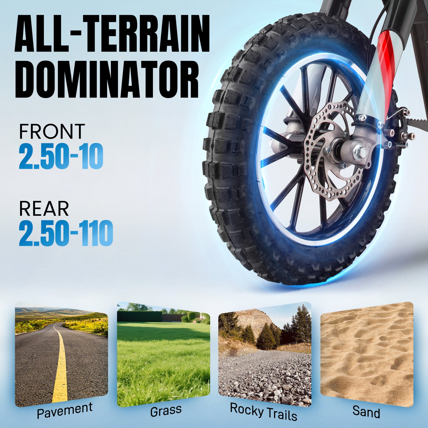 MOSTA Electric Dirt Bike for Teens Adults, 500W Electric-Motorcycle Mountain Off-Road EBike