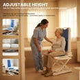 Arshin Electric Lift with 360°Swivel,Remote Control Patient Lift Transfer Chair,Floor Lift for Elderly Fallen,Shower Bath Chair,308 lbs Capacity,24 lbs Net Weight,IPX8 Waterproof(Blue)
