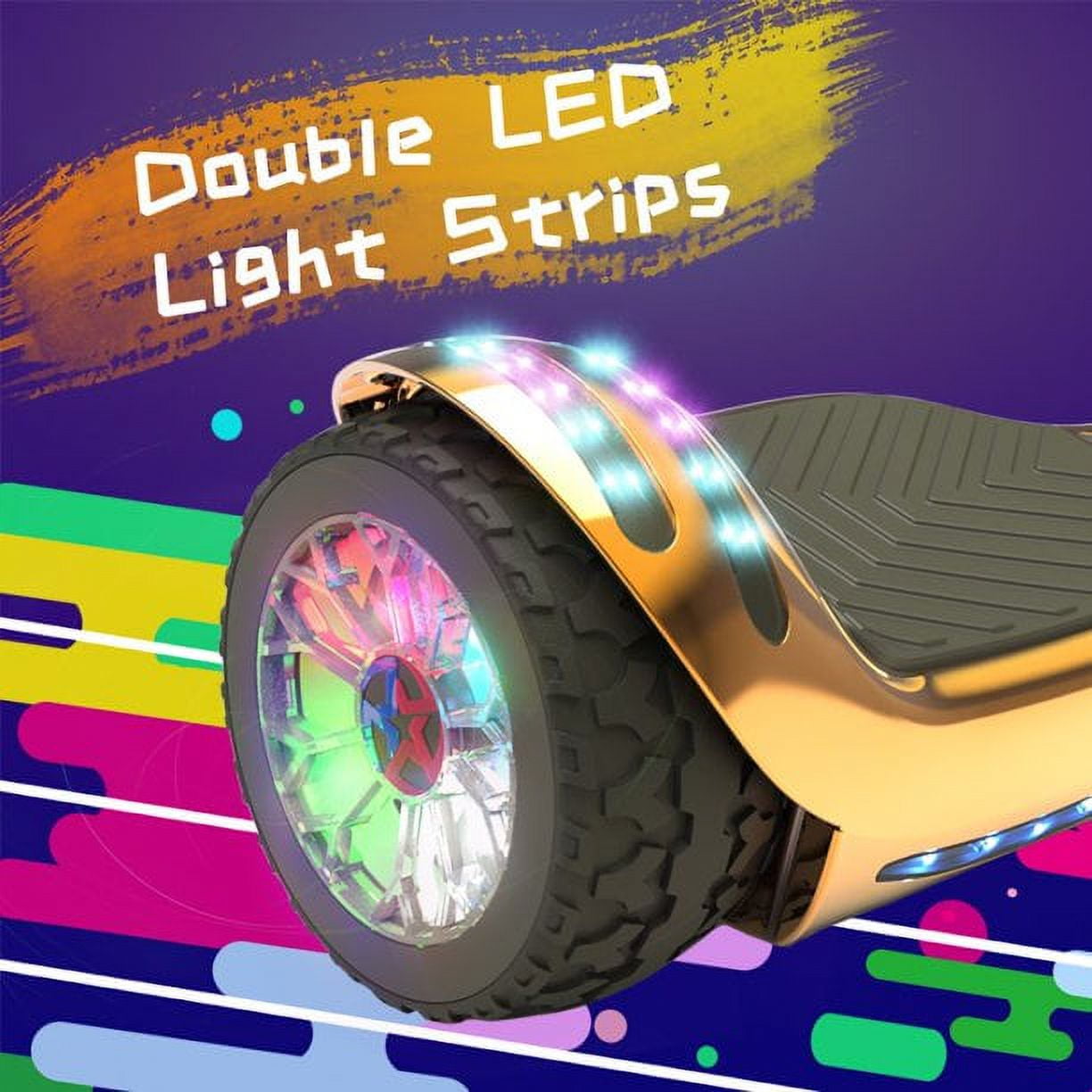 Hoverstar hover board Bluetooth Two-Wheel Self Balancing Electric Scooter 6.5 In. UL 2272 Certified with Bluetooth Speaker and LED Light