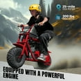 Tcdjtc 99cc Gas Powered Mini Dirt Bike, 21MPH Off-Road Motorcycle for Kids and Adults, Dual Disc Brakes, Rear Suspension, As Gifts for Kids, Halloween Gift, Christmas Gift