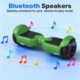 Tcdjtc Hoverboard with Bluetooth and Led Lights, Balance Board for Kids, Kids Outdoor Toys with 9 Mph Max Speed, All Terrain Hoverboard with UL 2272 Safety Standard