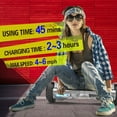 Off Road Electric Scooter with LED Lights & 400W Motor, Tcdjtc Hover Self-Balance Scooter for Kids Board, Electric Scooter with Bluetooth Speakers, Kids Scooter with 9MPH Max Speed, All Terrain