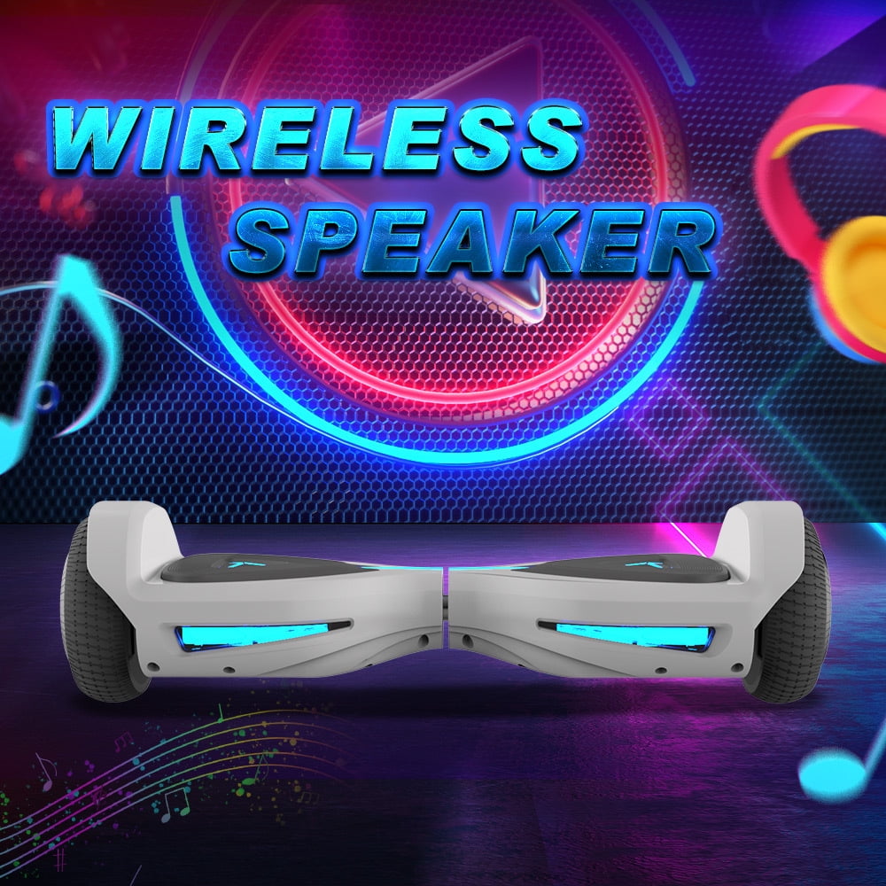 MOSTA All Terrain Self-Balance Scoote ,Electric Scooter Board for Kids & Adults with Bluetooth and Led Lights,6.5 inch, 9 Miles Max 165 lbs capacity Perfect Gift