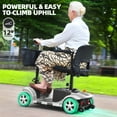 4 Wheels Mobility Scooter for Seniors, Tcdjtc Motorized Scooter for Adult, Folding Mobility Scooter with 300lbs Capacity, mobile scooters for elderly, All Terrain Mobility Scooter with 15 Miles Range