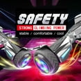 Tcdjtc Flash Wheel Certified Hover board 6 In. Bluetooth Speaker with LED Light Self Balancing Wheel Electric Scooter