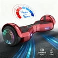 Tcdjtc Hover Self-Balance Scooter for Kids Board, Off Road Electric Scooter with LED Lights & 400W Motor, Electric Scooter with Bluetooth Speakers, Kids Scooter with 9MPH Max Speed