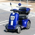 Tcdjtc Mobility Scooters for Seniors & Adult, Off Road Disability Scooter with 400lbs Capacity, Motorized Scooter for Seniors with Rear Trunk, Powered Mobility Scooters 25 Miles 3-Speed Long Range