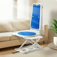 2-in-1 Electric Chair Lift for Elderly & Disabled, Tcdjtc Patient Lift with 4 Strong Suction Cups, Bath Lift Chair with 308LBS Capacity, Elderly Assistance Products, Sit to Stand Lift for Elderly
