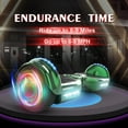 Tcdjtc Hoverboard with Bluetooth and Led Lights, Balance Board for Kids, Kids Outdoor Toys with 9 Mph Max Speed, All Terrain Hoverboard with UL 2272 Safety Standard
