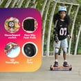 Electric Scooter with Bluetooth Speakers, Hover Off Road Board Electric Scooter with LED Lights & 400W Motor, Kids Scooter with 9MPH Max Speed, Tcdjtc Self-Balance Scooter for Kids