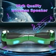 Tcdjtc Hover Self-Balance Scooter for Kids Board, Off Road Electric Scooter with LED Lights & 400W Motor, Electric Scooter with Bluetooth Speakers, Kids Scooter with 9MPH Max Speed
