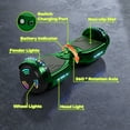Electric Scooter with Bluetooth Speakers, Tcdjtc Self-Balance Scooter for Kids, Hover Off Road Board Electric Scooter with LED Lights & 400W Motor, Kids Scooter with 9MPH Max Speed