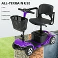 4 Wheels Mobility Scooter for Seniors, Tcdjtc Motorized Scooter for Adult, Folding Mobility Scooter with 300lbs Capacity, mobile scooters for elderly, All Terrain Mobility Scooter with 15 Miles Range
