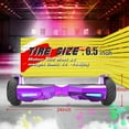 Off Road Electric Scooter with LED Lights & 400W Motor, Tcdjtc Hover Self-Balance Scooter for Kids Board, Electric Scooter with Bluetooth Speakers, Kids Scooter with 9MPH Max Speed, All Terrain