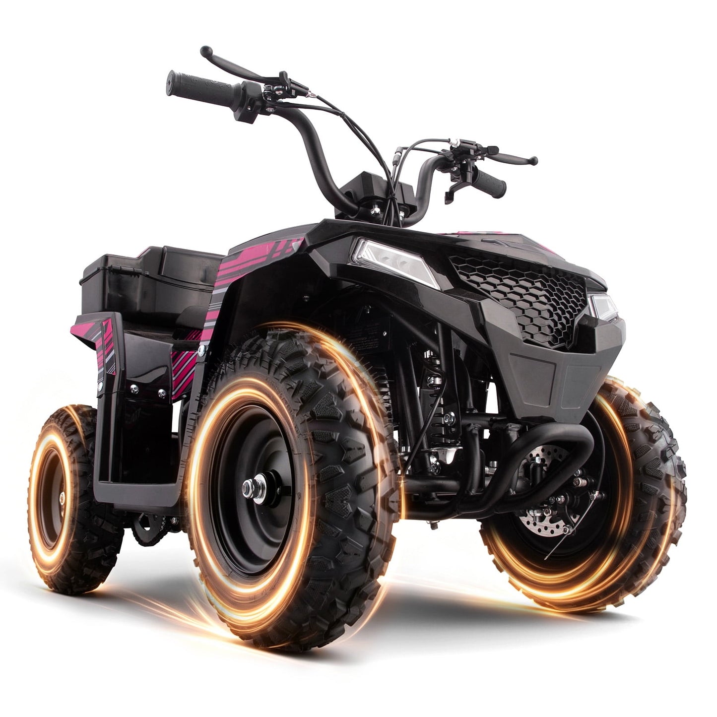 QEASET 125cc Gas 4-Wheel Off-Road, Red