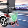 Tcdjtc Mobility Scooters for Seniors, Motorized Scooter for Adults with 3 Wheels, Off Road Disability Scooter with 25-31 Miles Long Range, Electric Mobility Scooter with 800W Motor, 500 lb Capacity